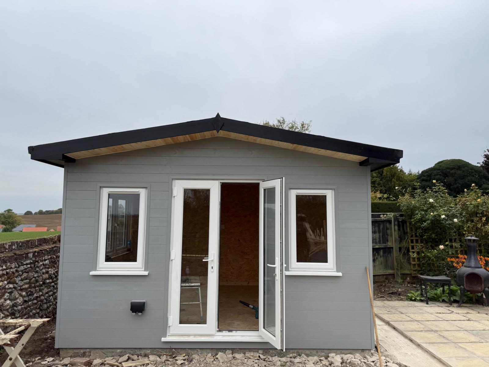 Bespoke garden room built in Sudbury Suffolk by David Price Building Services