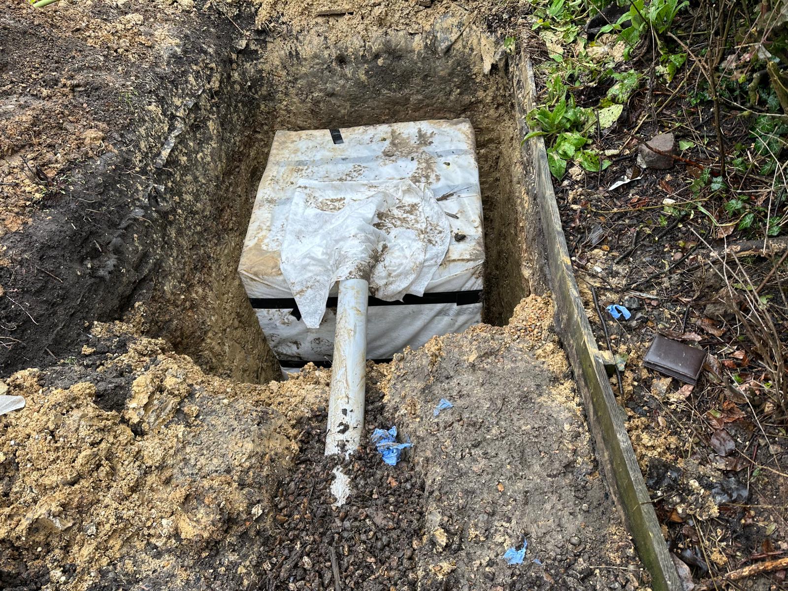 Groundworks and drainage excavation for a Suffolk building project