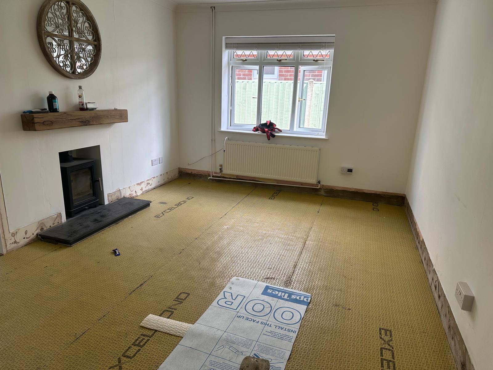 Room prepared for redecoration in Suffolk
