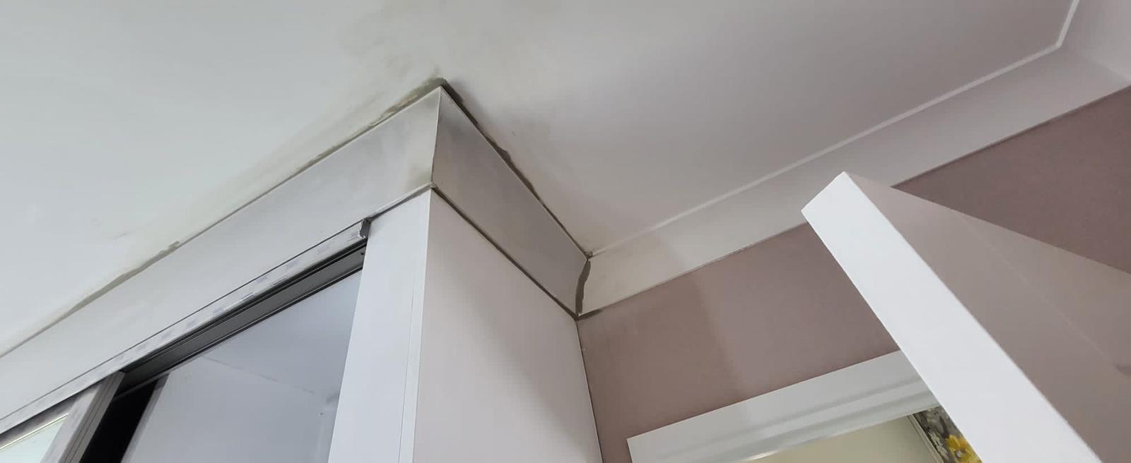 Fresh plaster finish detail in a Suffolk room
