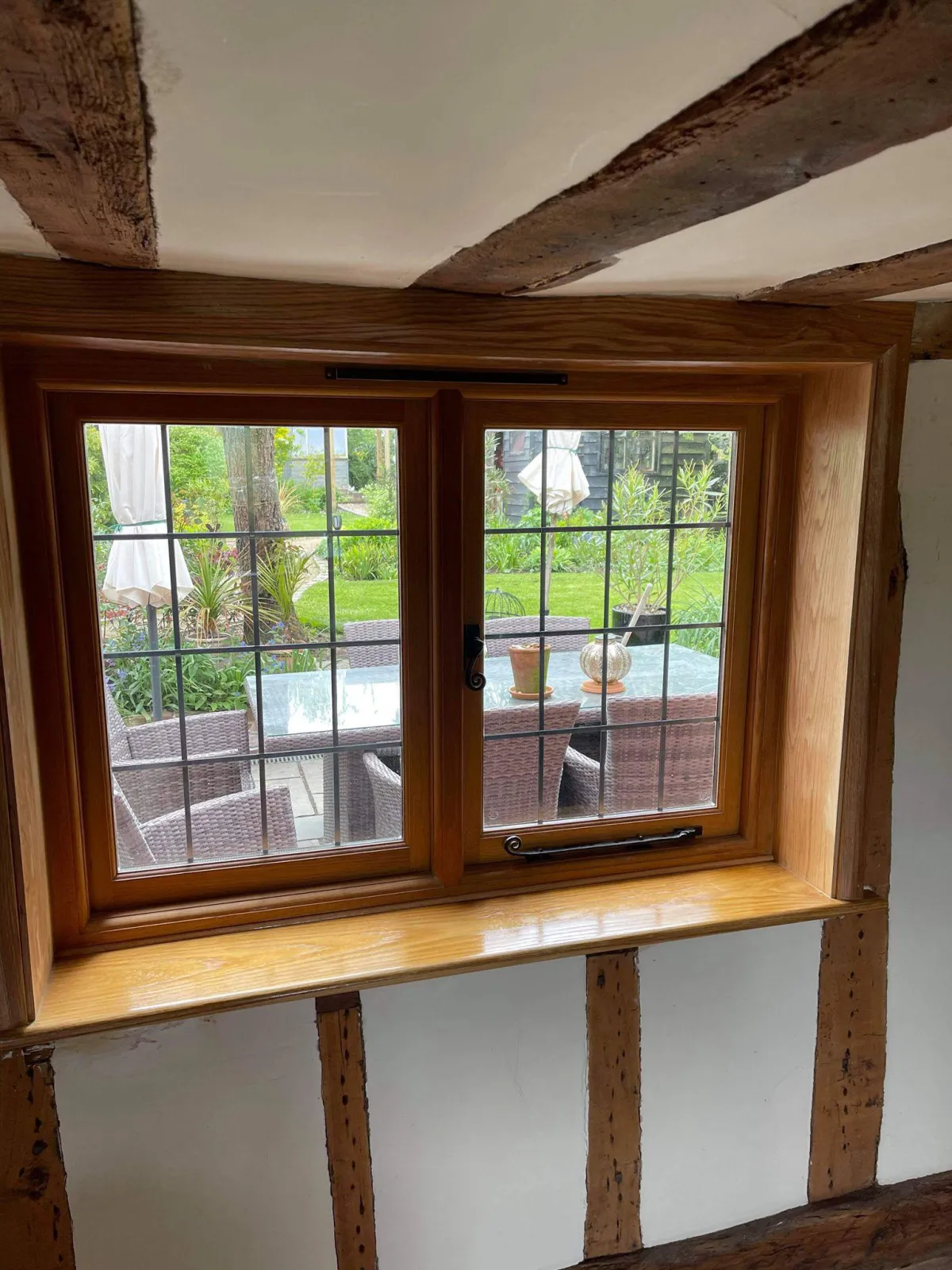 Restored sash window on a period Suffolk property by David Price Building Services