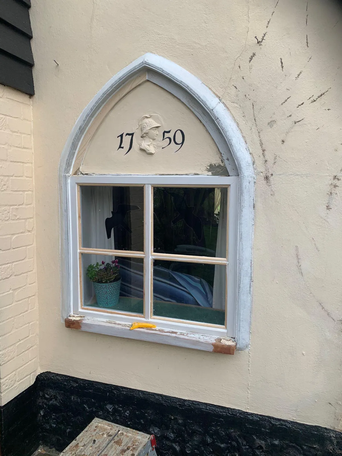 Period window repair and restoration completed in Suffolk